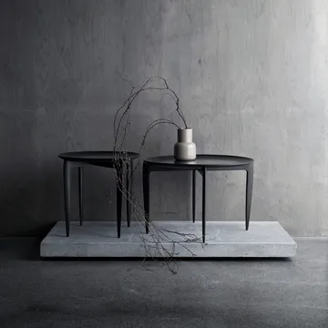 Foldable Tray Table Ø 45 cm - Black - Fritz Hansen