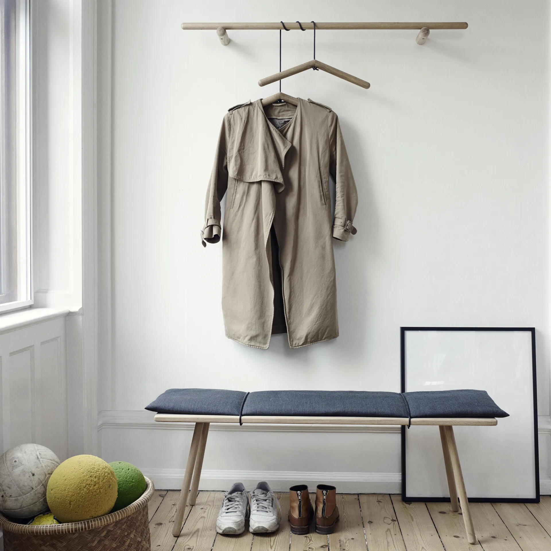Georg bench, Oak Fritz Hansen
