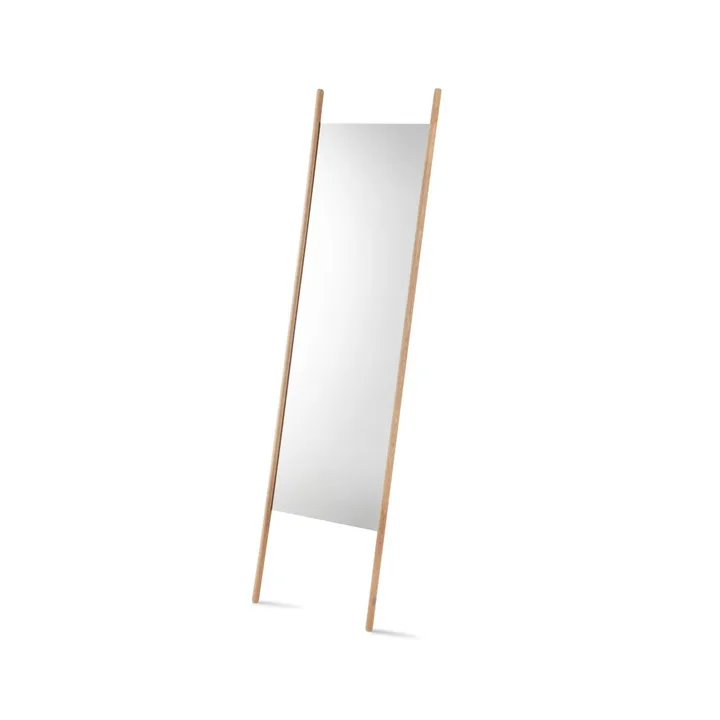 Georg floor mirror - Oak untreated - Fritz Hansen
