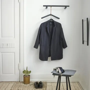 Georg stool - black-painted oak - Fritz Hansen