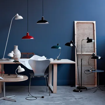 Kaiser Idell 6580-F Luxus floor lamp - Black - Fritz Hansen