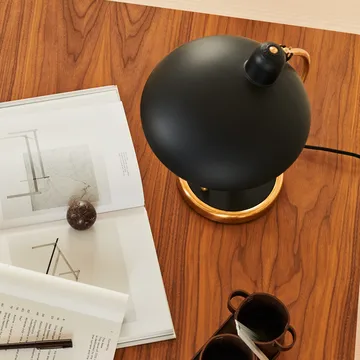 Kaiser Idell 6631-T Luxus table lamp brass - Matte black - Fritz Hansen