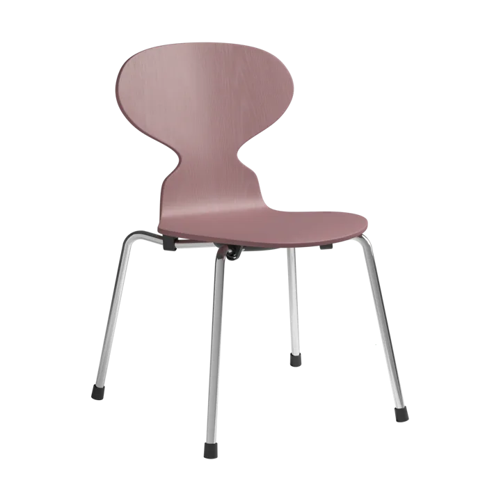 Myran children's chair - Wild rose painted ash-chrome - Fritz Hansen