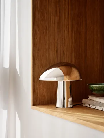 Night Owl table lamp steel - Polished steel - Fritz Hansen