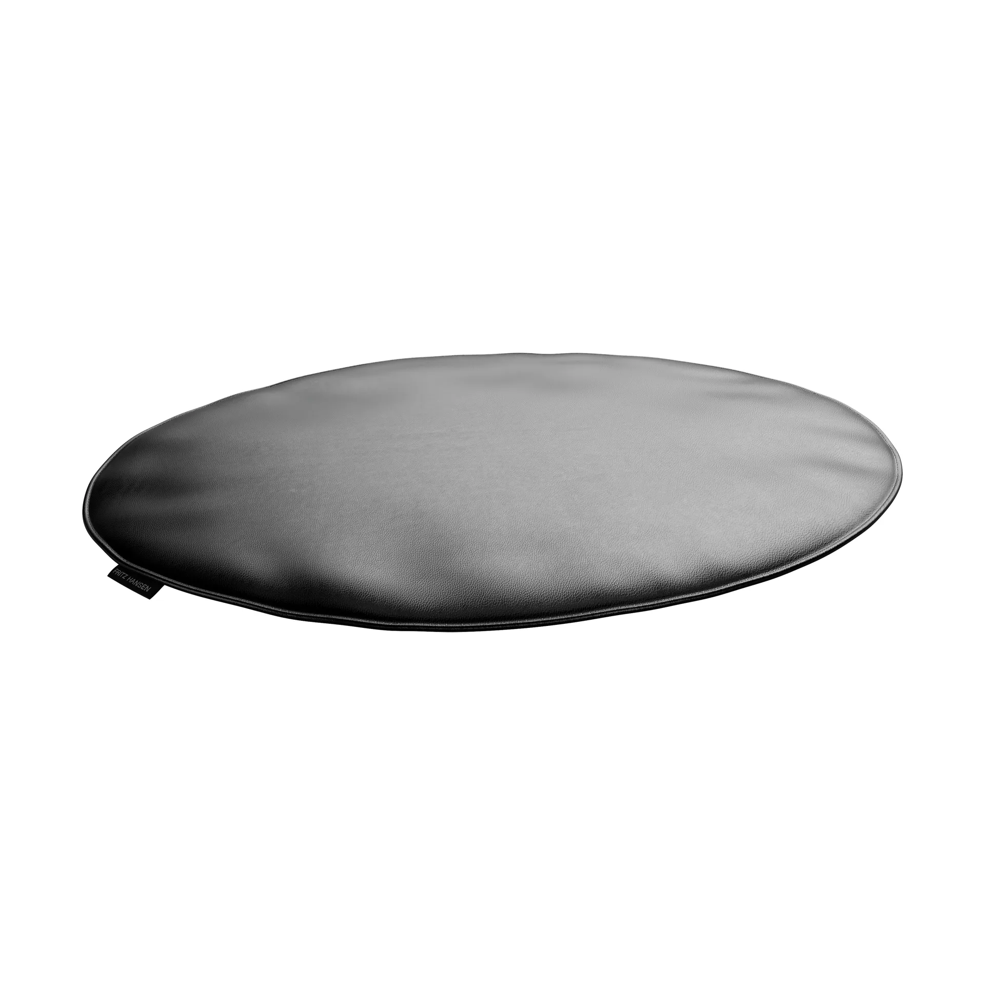 Series 7 chair pad leather, Essential Black Fritz Hansen