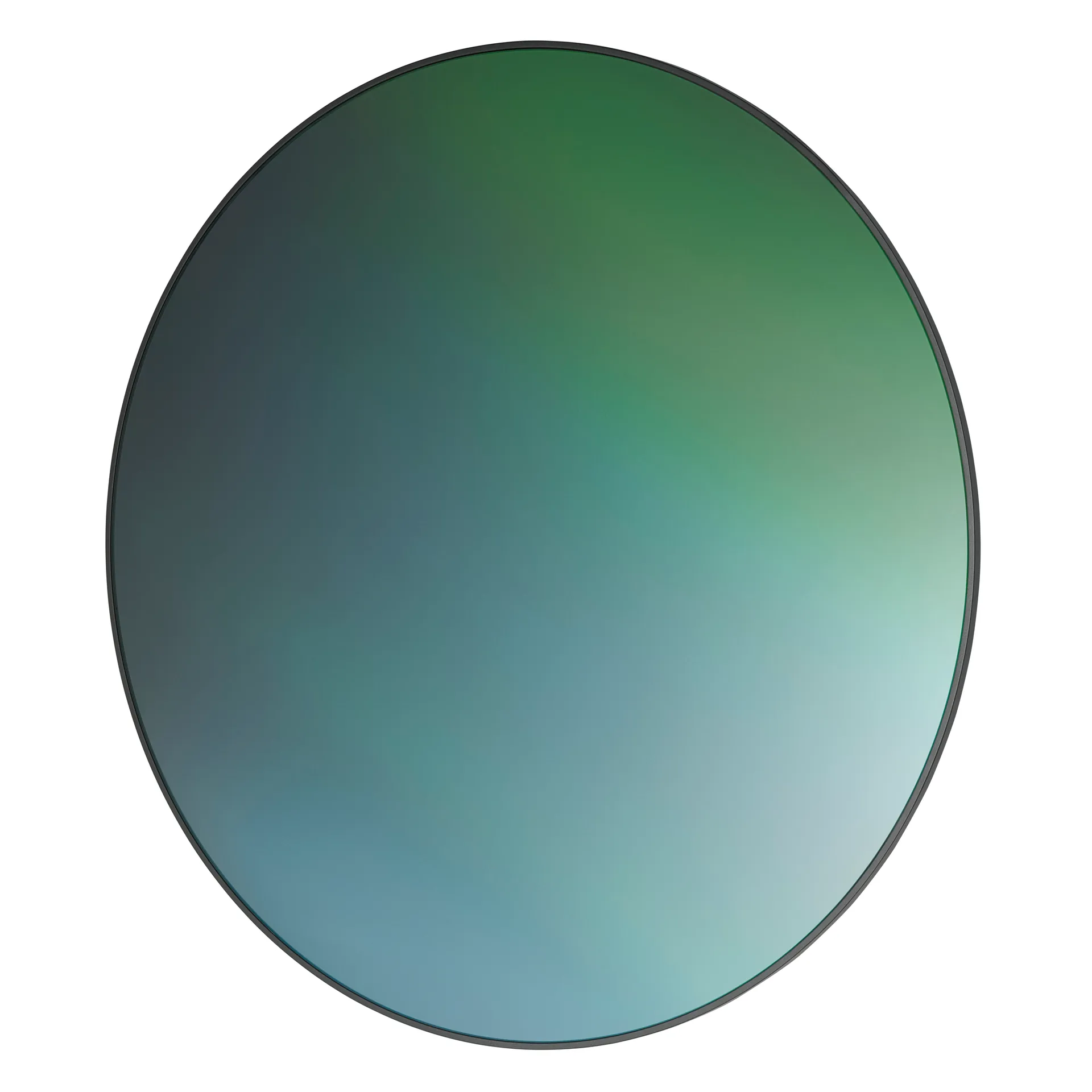 Studio Roso mirror round, Green Fritz Hansen