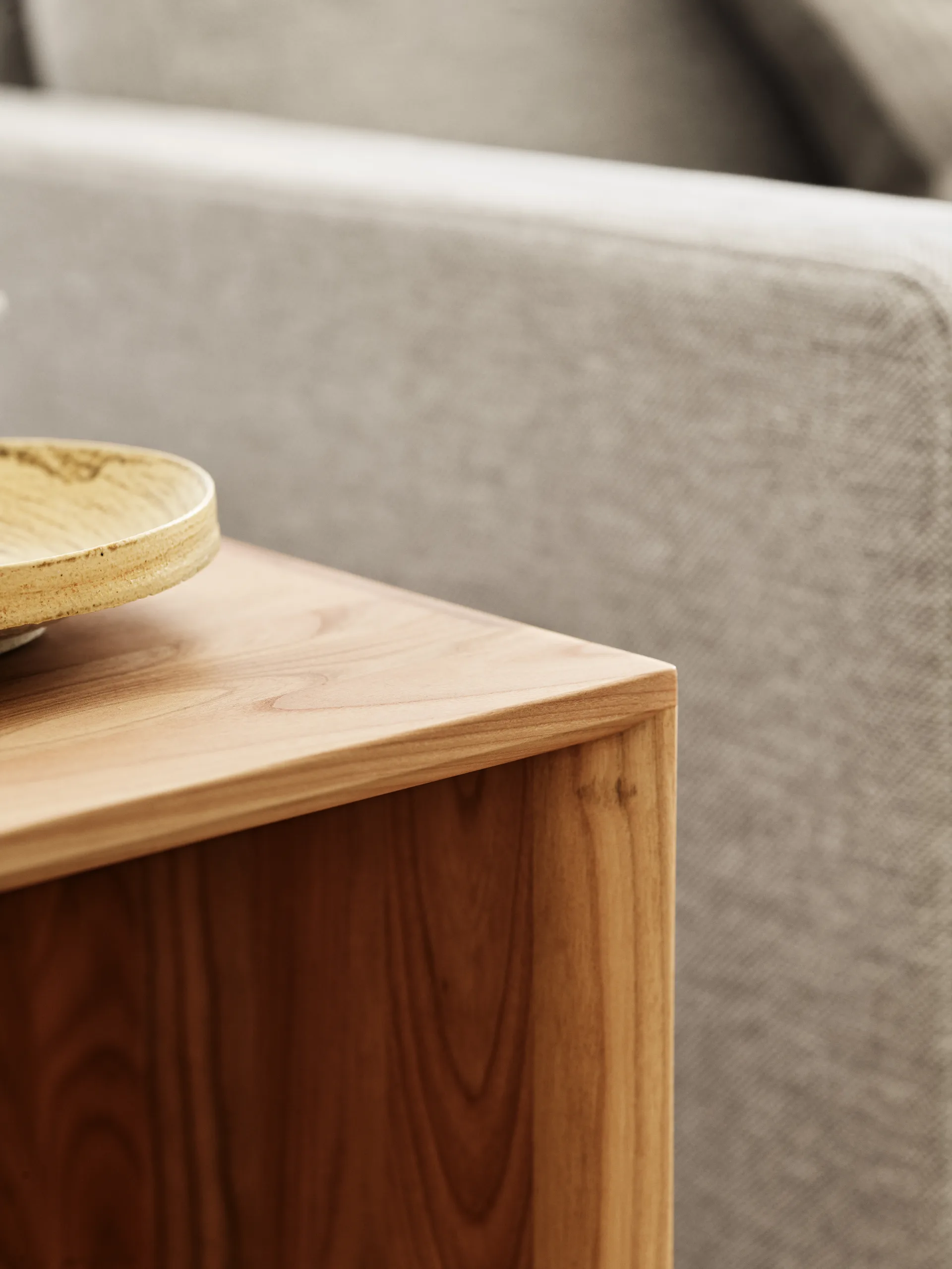 Taburet stool/side table, Oiled cherry Fritz Hansen