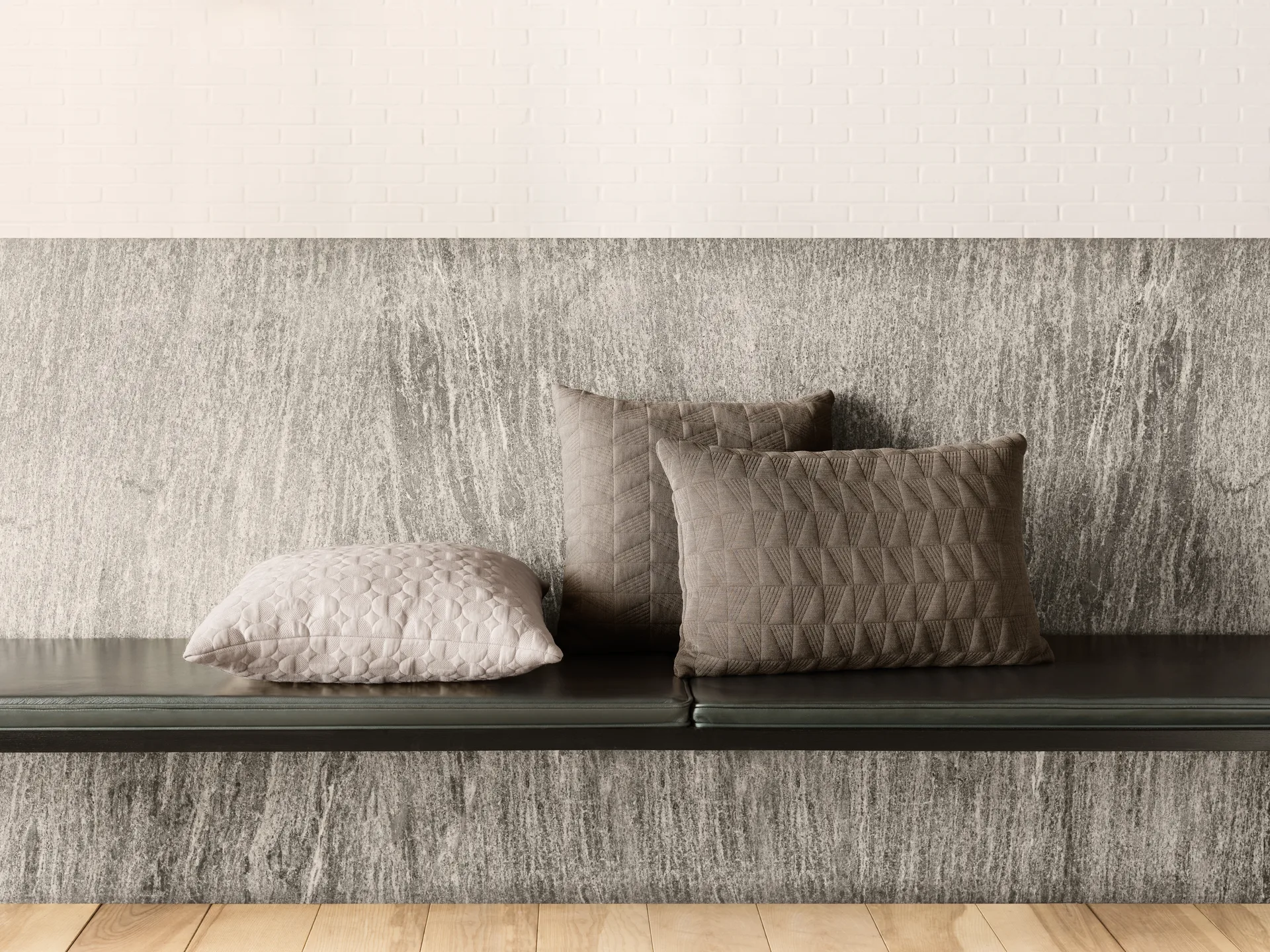 Trapez cushion 60x40 cm, Earth Brown Fritz Hansen