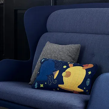 Vertigo cushion 50x50 cm - Light grey - Fritz Hansen