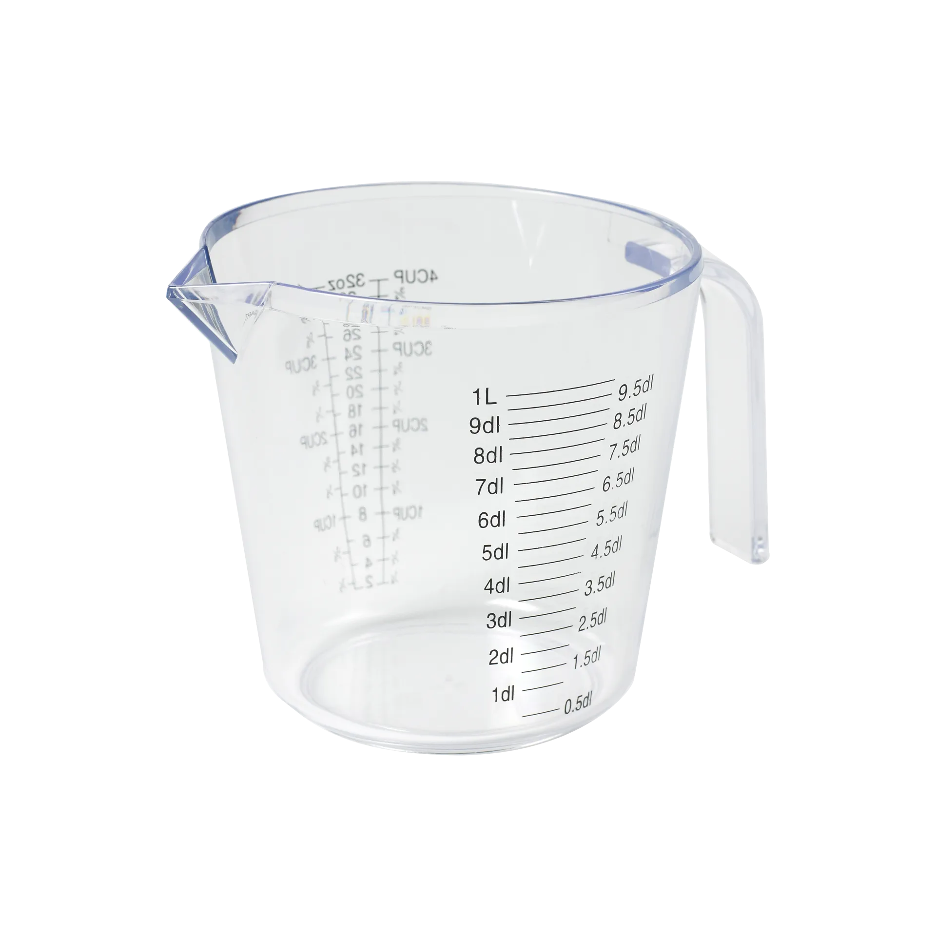 Function measuring jug 1 L, Transparent Funktion