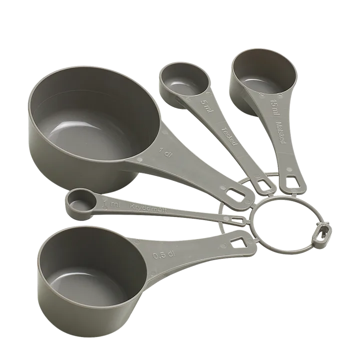 Function measuring spoon set 5 pieces - Gray - Funktion