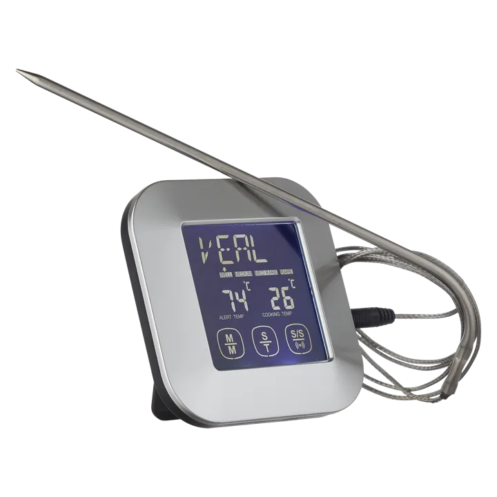Function roasting thermometer-timer - Steel - Funktion