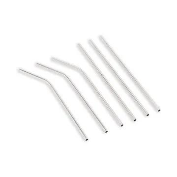 Function straws 6 pieces - Stainless steel - Funktion