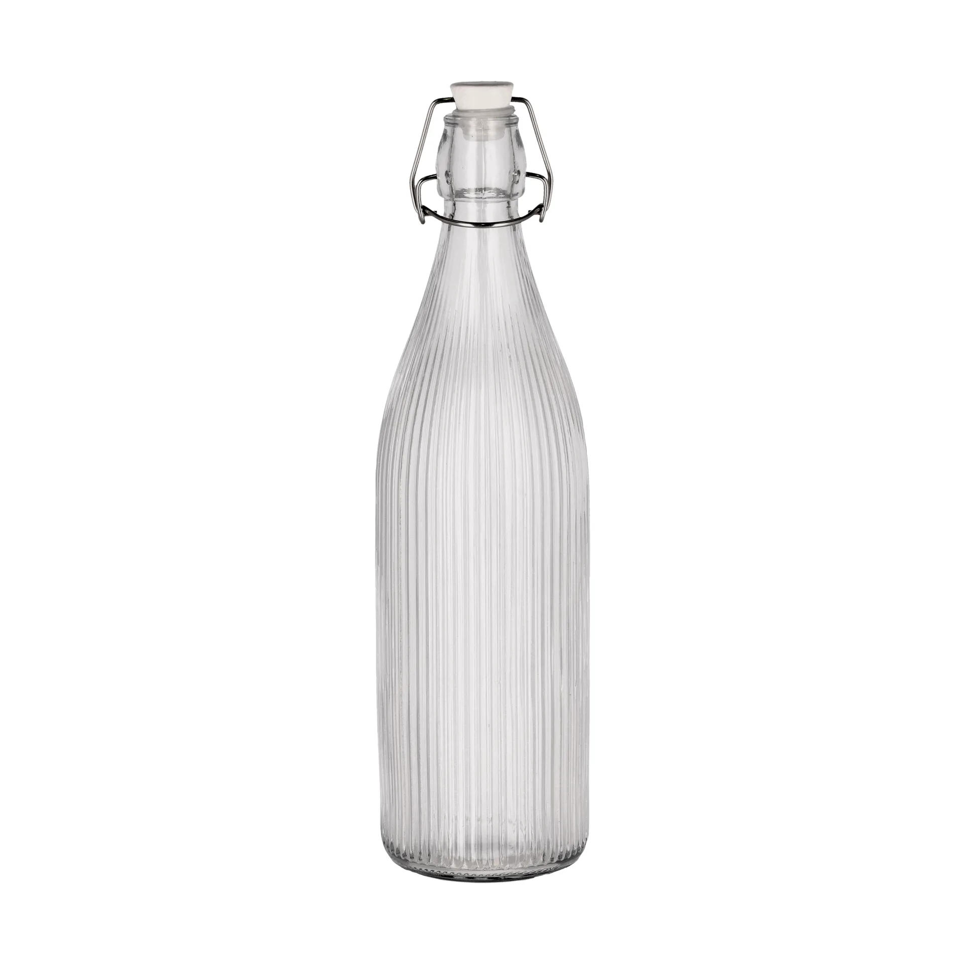 Funktion water carafe with swing-top stopper, Clear, soda-lime glass, 1 l Funktion