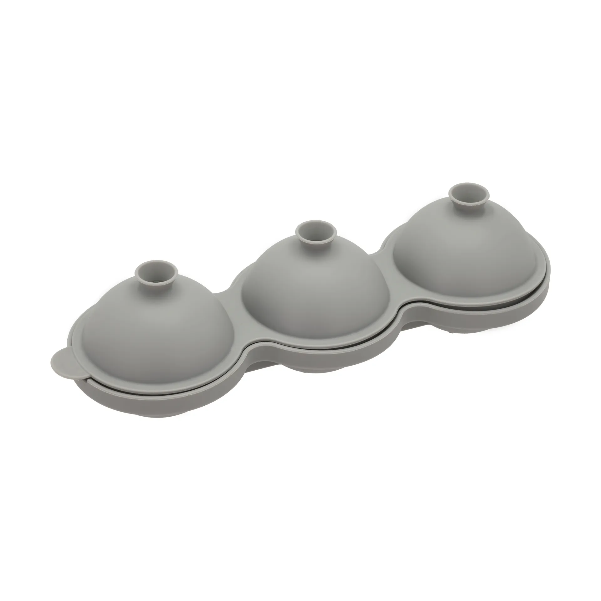 Mould for ice balls, Grey, silicone, 24x8 cm Funktion