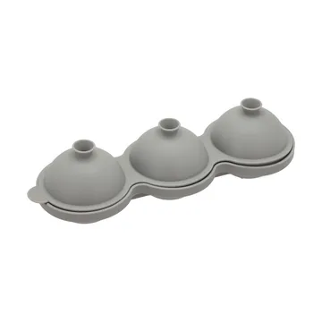 Mould for ice balls - Grey, silicone, 24x8 cm - Funktion