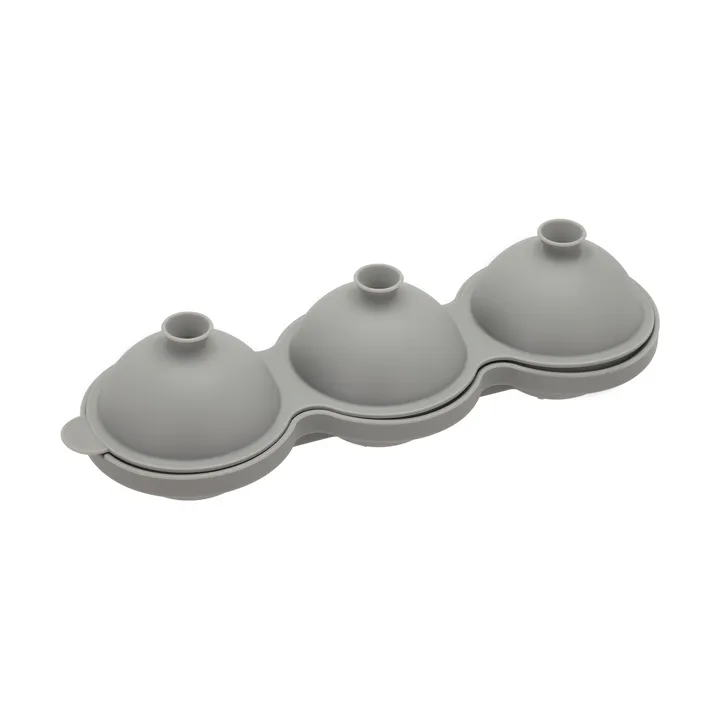 Mould for ice balls - Grey, silicone, 24x8 cm - Funktion