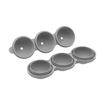 Mould for ice balls - Grey, silicone, 24x8 cm - Funktion