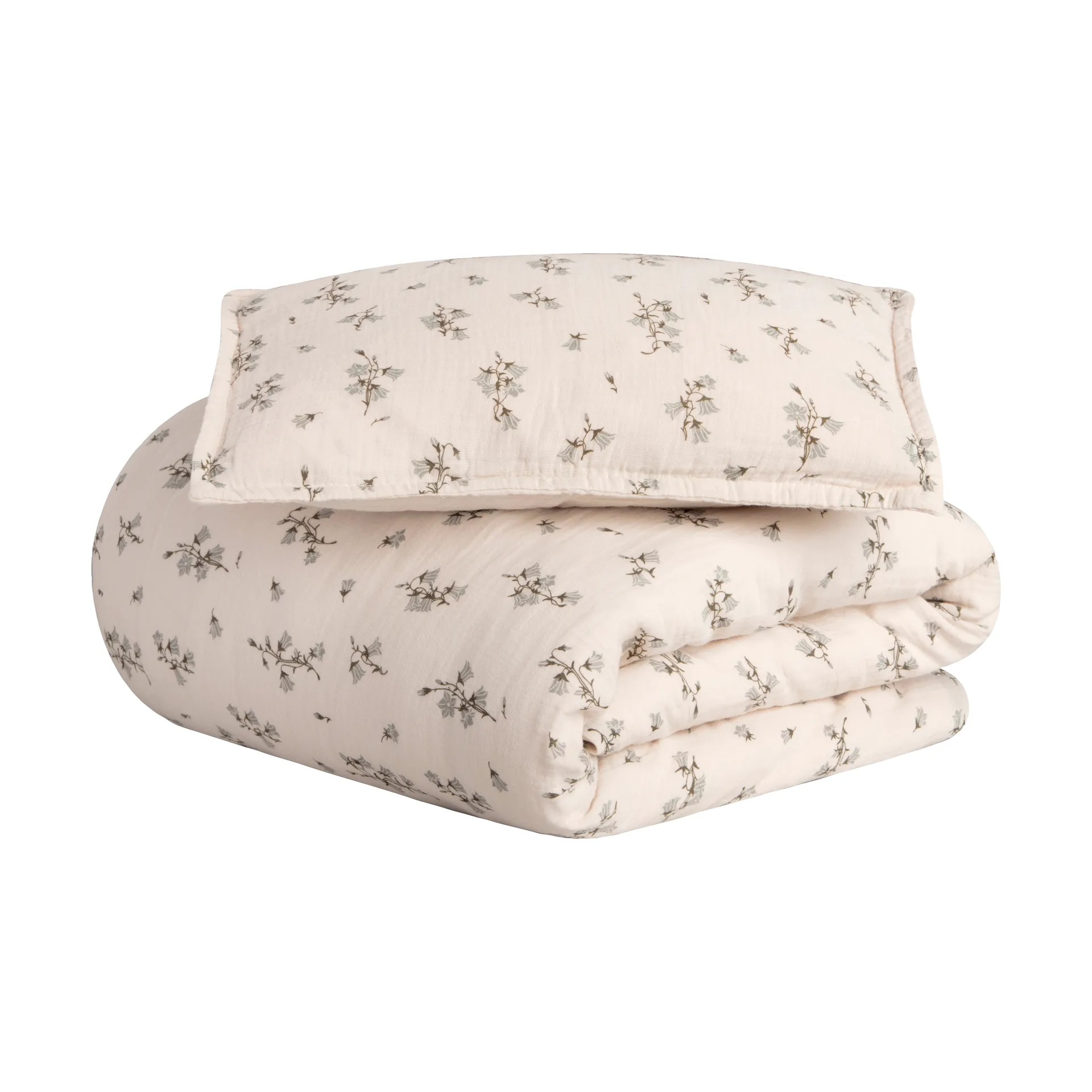 Bluebell Muslin bed set baby, 70x80 cm/28x35 cm Garbo&Friends