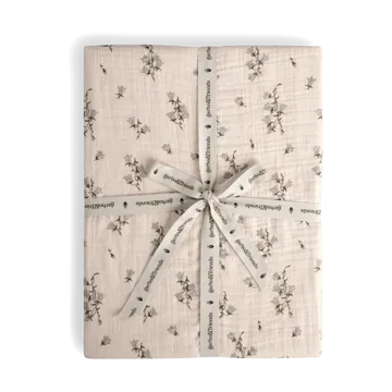 Bluebell Muslin fitted sheet - 160x200x30 cm - Garbo&Friends