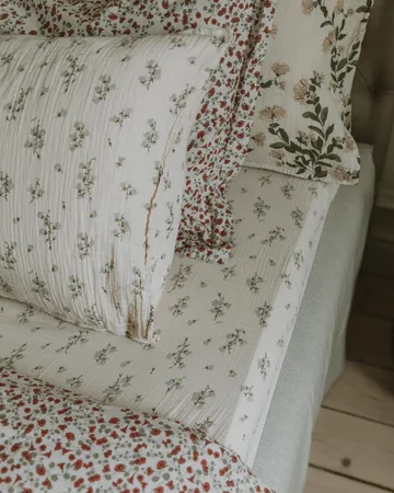 Bluebell Muslin fitted sheet - 90x200x30 cm - Garbo&Friends