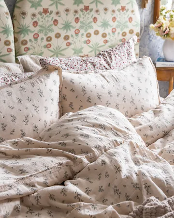 Bluebell Muslin pillowcase - 50x90 cm - Garbo&Friends