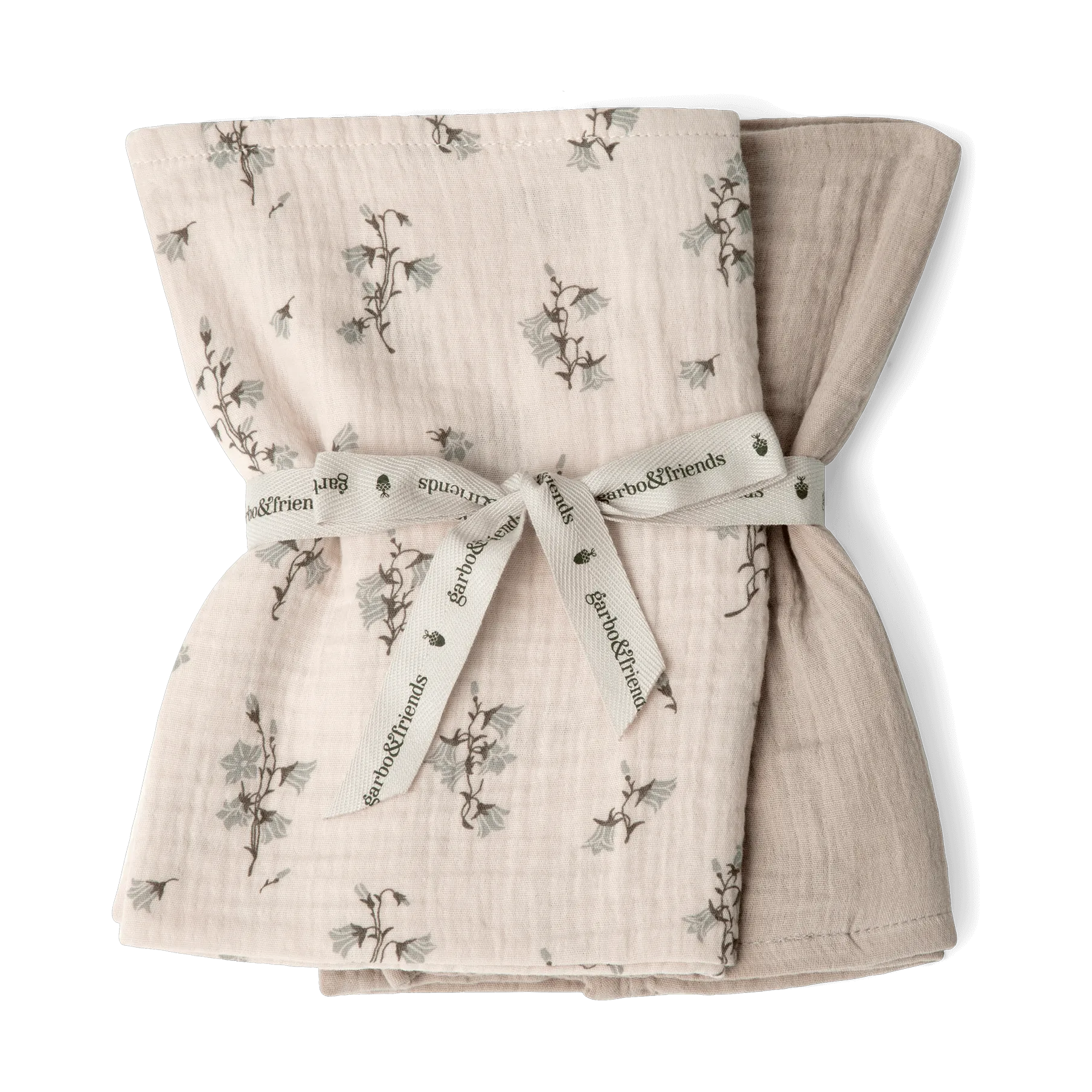 Bluebell Muslin small blanket 2 pieces, 60x60 cm Garbo&Friends