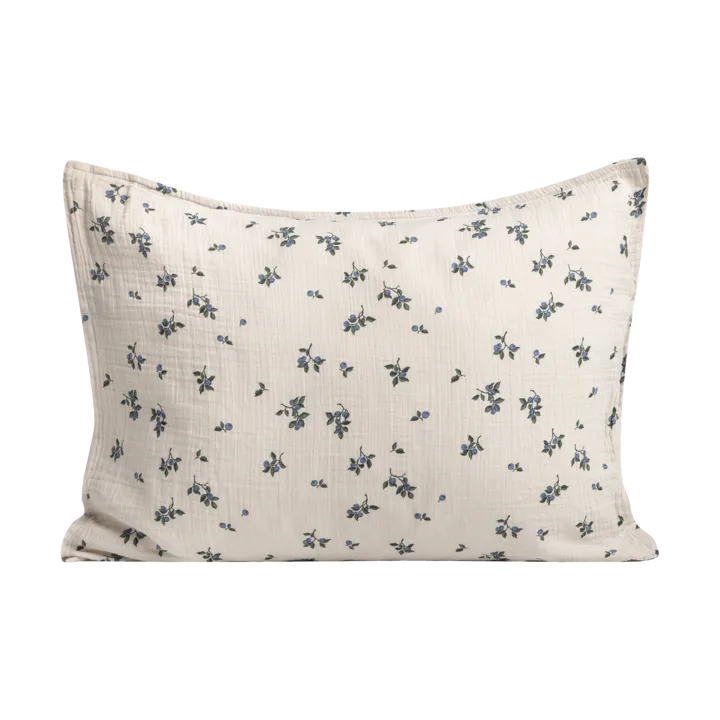 Blueberry Muslin pillowcase - 50x75cm - Garbo&Friends