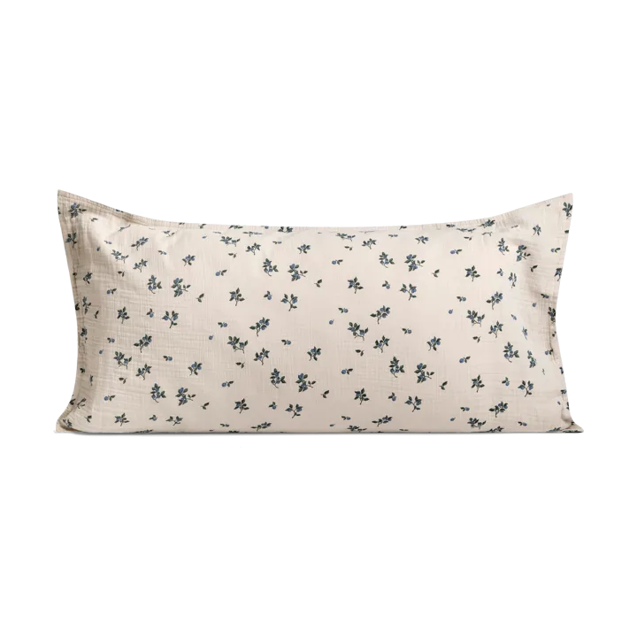 Blueberry Muslin pillowcase - 50x90 cm - Garbo&Friends