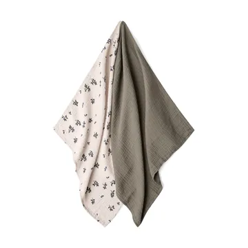 Blueberry Muslin small blanket 2 pieces - 60x60 cm - Garbo&Friends