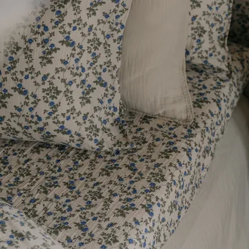 Dainty Muslin fitted sheet - 160x200x30 cm - Garbo&Friends