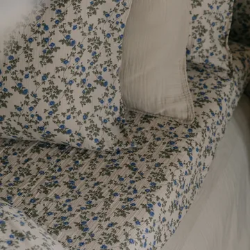 Dainty Muslin fitted sheet - 180x200x30 cm - Garbo&Friends