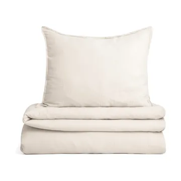 Eggshell Muslin bed set - 140x200 cm/50x70 cm - Garbo&Friends