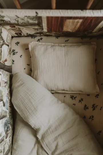 Eggshell Muslin bed set junior - 100x140 cm/40x60 cm - Garbo&Friends