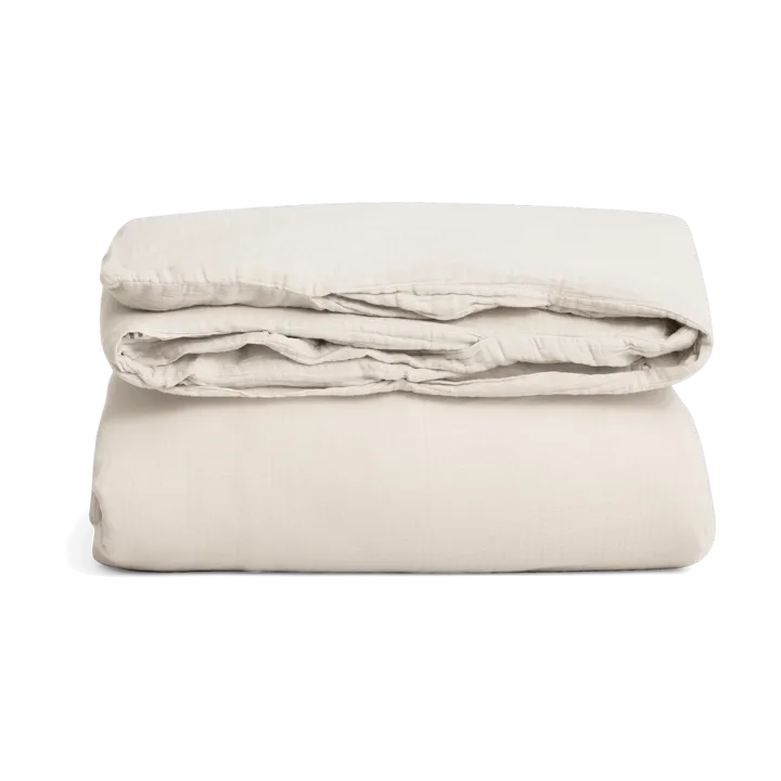 Eggshell Muslin duvet cover double - 220X220 cm - Garbo&Friends
