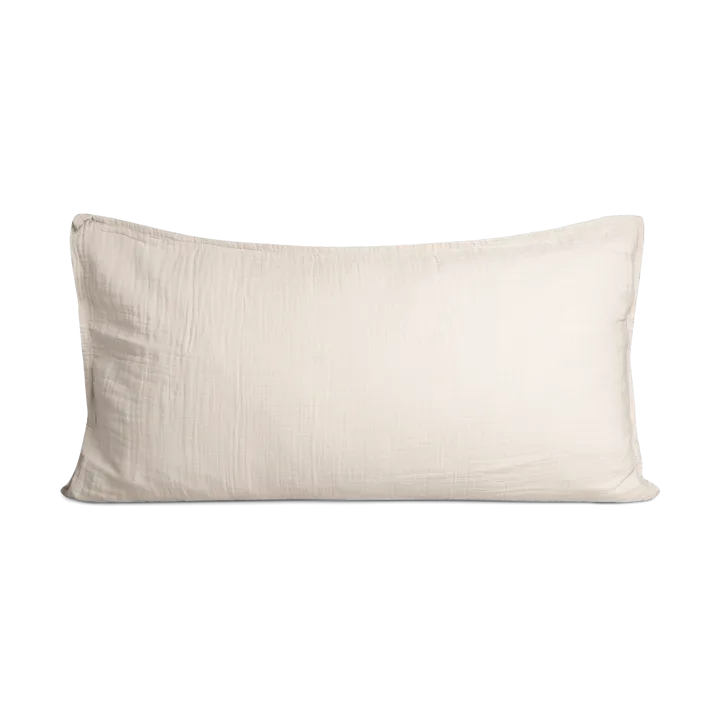 Eggshell Muslin pillowcase - 50x90 cm - Garbo&Friends