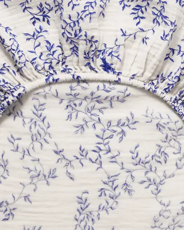 Jardim Muslin fitted sheet - 160x200x30 cm - Garbo&Friends