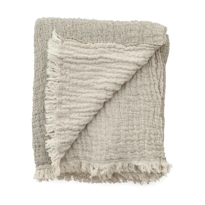 Lin Mellow blanket 110x110 cm - Kale - Garbo&Friends