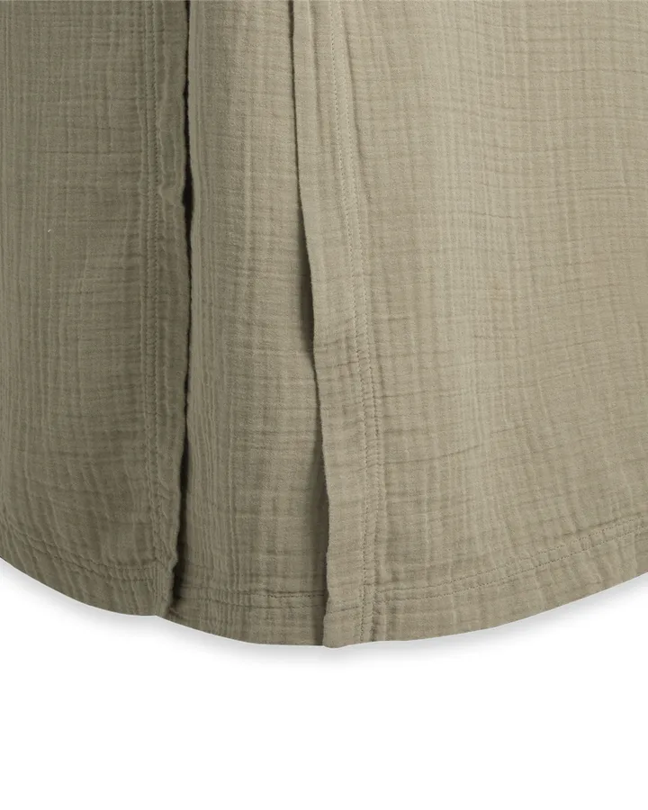 Muslin bed skirt - Geranium, 160x200x53 cm - Garbo&Friends