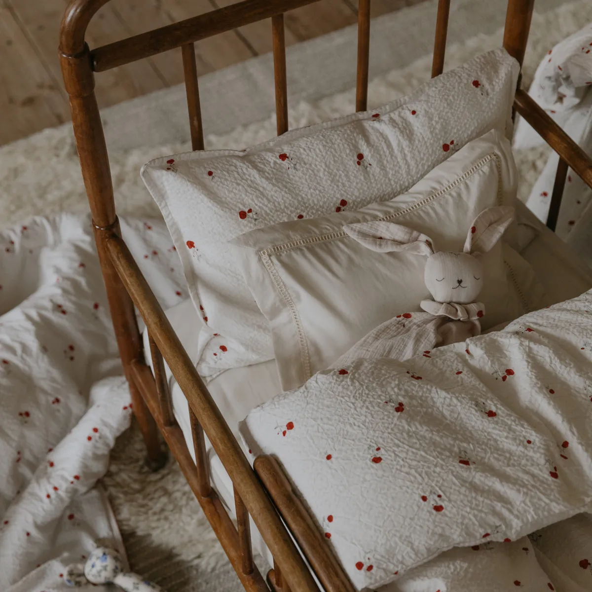 Pearl Ladder Lace bedding set baby, 70x80 cm/28x35 cm Garbo&Friends