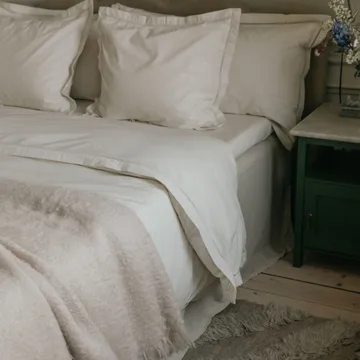 Pearl Ladder Lace double duvet cover - 220x220 cm - Garbo&Friends