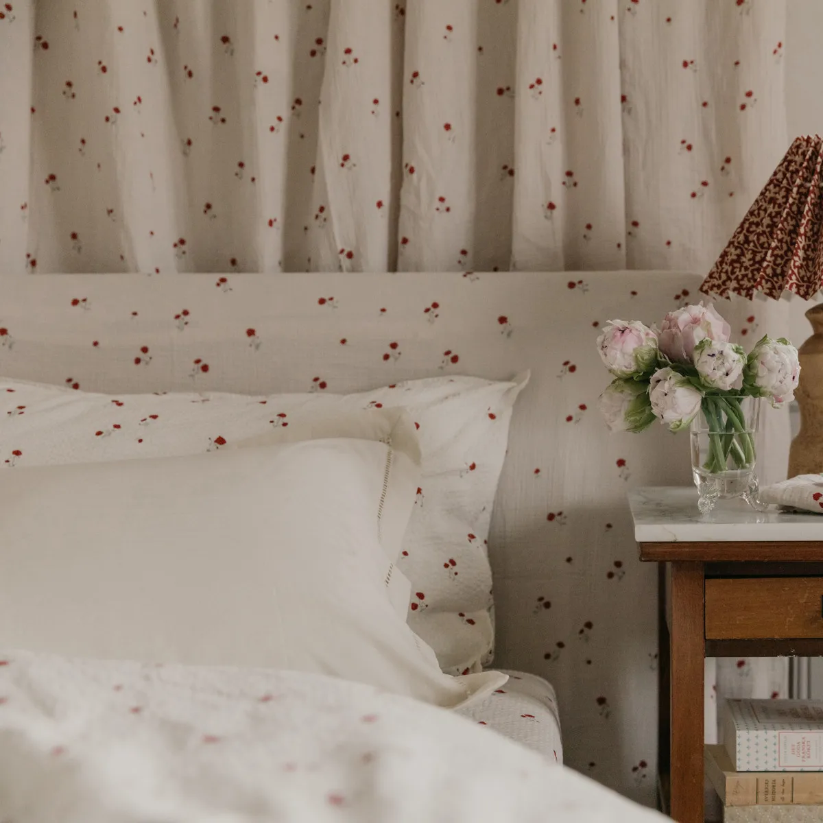 Pearl Ladder Lace duvet cover, 150x210 cm Garbo&Friends