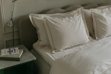 Pearl Ladder Lace fitted sheet - 60x120x20 cm - Garbo&Friends