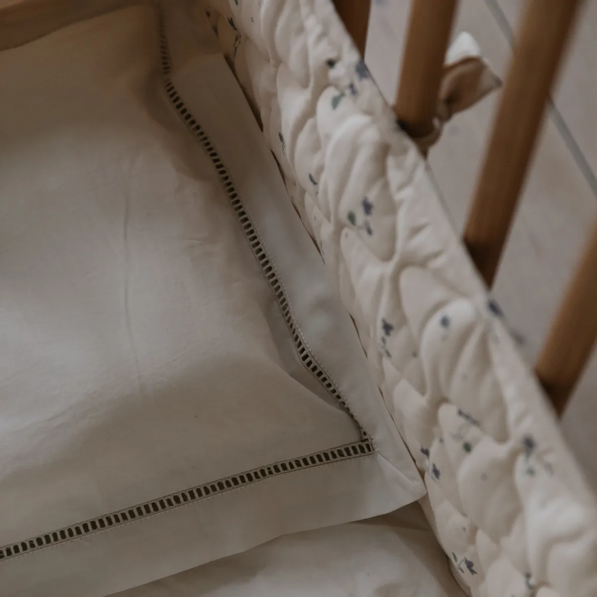 Pearl Ladder Lace junior bedding set, 100x130 cm/35x55 cm Garbo&Friends