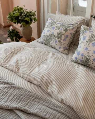 Plumbago Muslin duvet cover double - 240x220 cm - Garbo&Friends