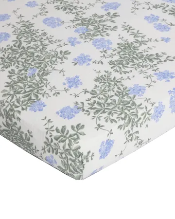 Plumbago Muslin fitted sheet - 60x120x20 cm - Garbo&Friends
