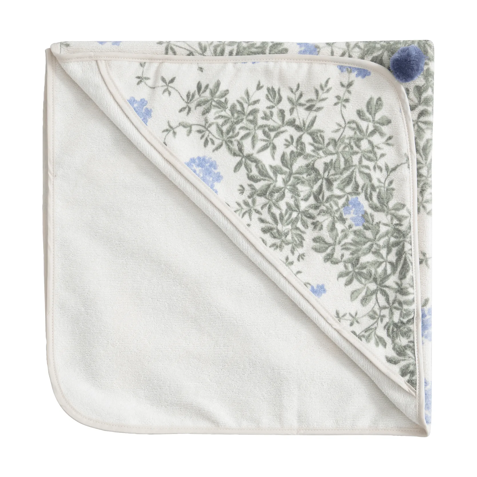 Plumbago Terry hooded towel, 80x80 cm Garbo&Friends