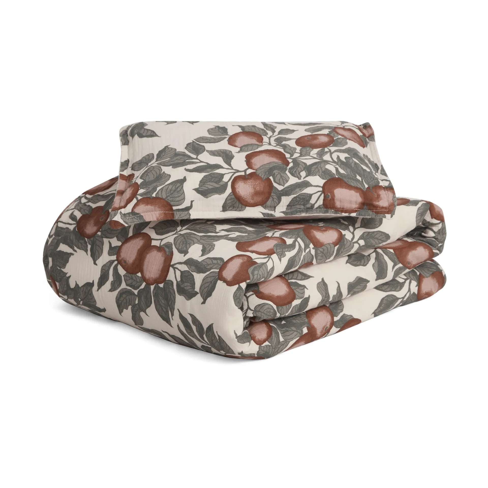 Pomme Muslin bed set junior, 100x130 cm/35x55 cm Garbo&Friends