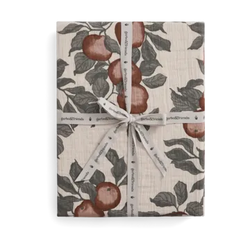 Pomme Muslin fitted sheet - 90x200x30 cm - Garbo&Friends