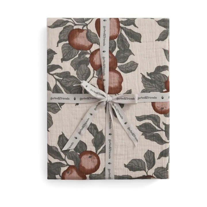 Pomme Muslin fitted sheet - 90x200x30 cm - Garbo&Friends